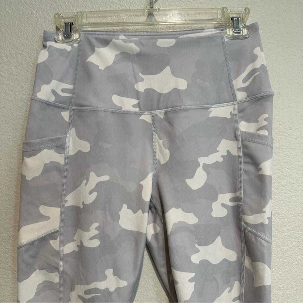Yogalicious Camo White Combo Leggings SZ M - Picture 2 of 7